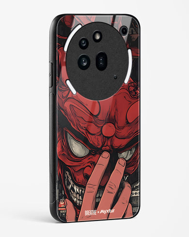 Oni Mask [BREATHE] Glass Case Phone Cover (Nothing)