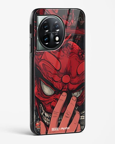 Oni Mask [BREATHE] Glass Case Phone Cover (OnePlus)