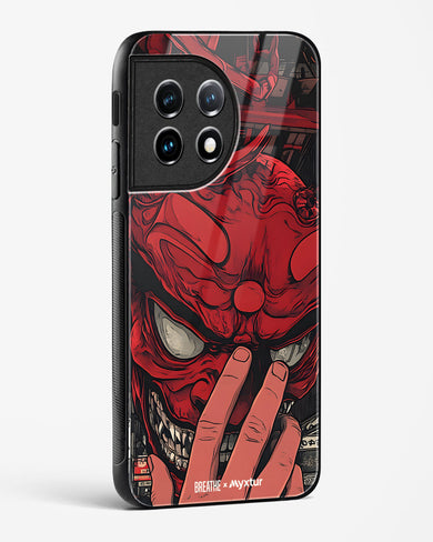 Oni Mask [BREATHE] Glass Case Phone Cover (OnePlus)