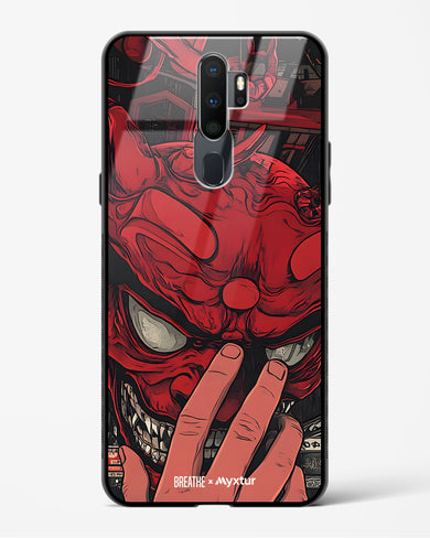 Oni Mask [BREATHE] Glass Case Phone Cover (Oppo)