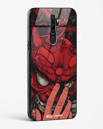 Oni Mask [BREATHE] Glass Case Phone Cover (Oppo)