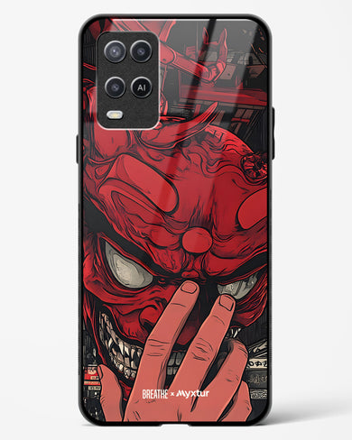 Oni Mask [BREATHE] Glass Case Phone Cover (Oppo)