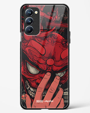 Oni Mask [BREATHE] Glass Case Phone Cover (Oppo)