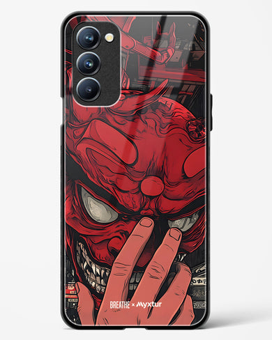 Oni Mask [BREATHE] Glass Case Phone Cover (Oppo)