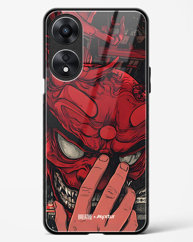 Oni Mask [BREATHE] Glass Case Phone Cover (Oppo)