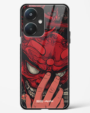 Oni Mask [BREATHE] Glass Case Phone Cover (Oppo)
