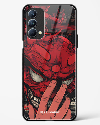 Oni Mask [BREATHE] Glass Case Phone Cover (Oppo)