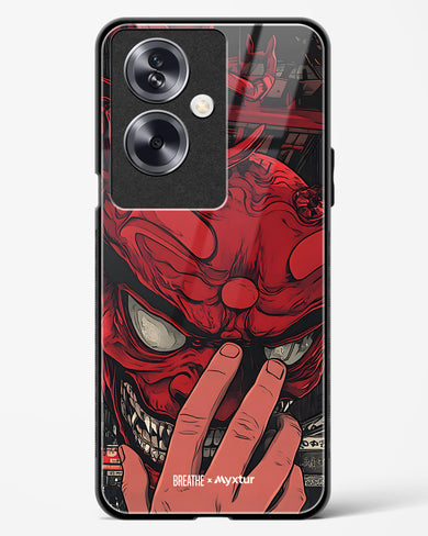 Oni Mask [BREATHE] Glass Case Phone Cover (Oppo)