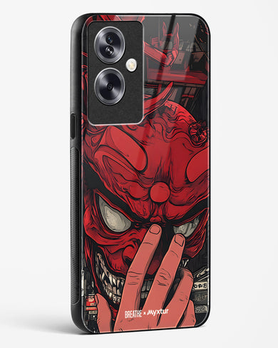 Oni Mask [BREATHE] Glass Case Phone Cover (Oppo)