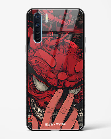 Oni Mask [BREATHE] Glass Case Phone Cover (Oppo)