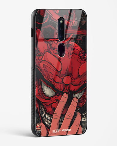 Oni Mask [BREATHE] Glass Case Phone Cover (Oppo)