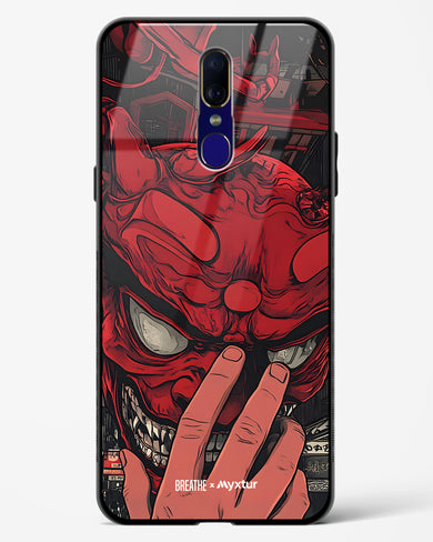 Oni Mask [BREATHE] Glass Case Phone Cover (Oppo)