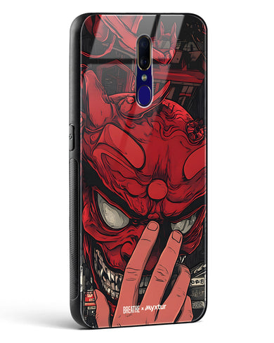 Oni Mask [BREATHE] Glass Case Phone Cover (Oppo)