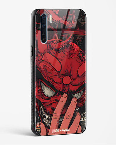 Oni Mask [BREATHE] Glass Case Phone Cover (Oppo)