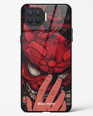 Oni Mask [BREATHE] Glass Case Phone Cover (Oppo)