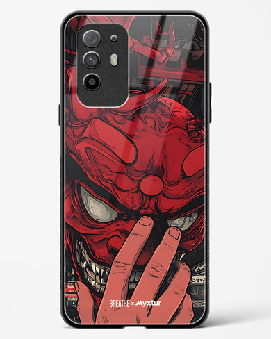 Oni Mask [BREATHE] Glass Case Phone Cover (Oppo)