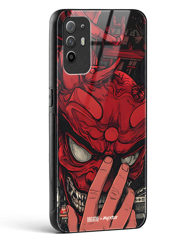 Oni Mask [BREATHE] Glass Case Phone Cover (Oppo)