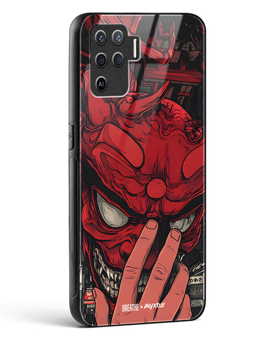 Oni Mask [BREATHE] Glass Case Phone Cover (Oppo)