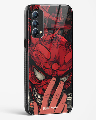 Oni Mask [BREATHE] Glass Case Phone Cover (Oppo)