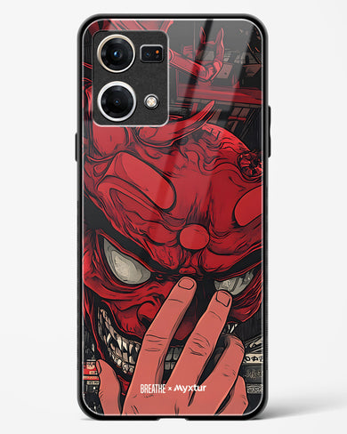 Oni Mask [BREATHE] Glass Case Phone Cover (Oppo)