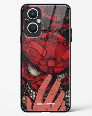 Oni Mask [BREATHE] Glass Case Phone Cover (Oppo)