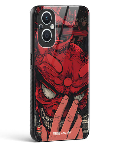 Oni Mask [BREATHE] Glass Case Phone Cover (Oppo)