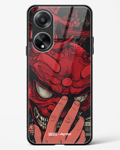 Oni Mask [BREATHE] Glass Case Phone Cover (Oppo)