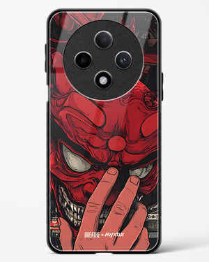 Oni Mask [BREATHE] Glass Case Phone Cover (Oppo)