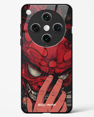 Oni Mask [BREATHE] Glass Case Phone Cover (Oppo)
