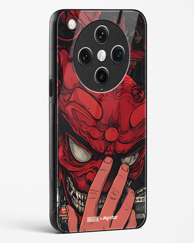 Oni Mask [BREATHE] Glass Case Phone Cover (Oppo)