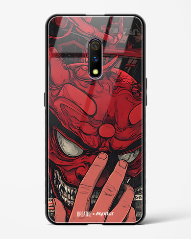 Oni Mask [BREATHE] Glass Case Phone Cover (Oppo)