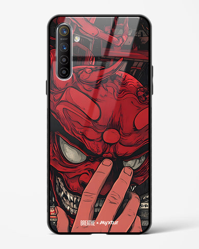 Oni Mask [BREATHE] Glass Case Phone Cover (Oppo)