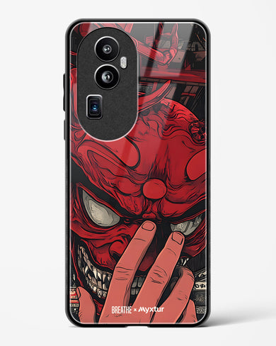 Oni Mask [BREATHE] Glass Case Phone Cover (Oppo)