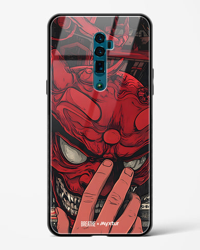 Oni Mask [BREATHE] Glass Case Phone Cover (Oppo)