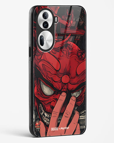 Oni Mask [BREATHE] Glass Case Phone Cover (Oppo)