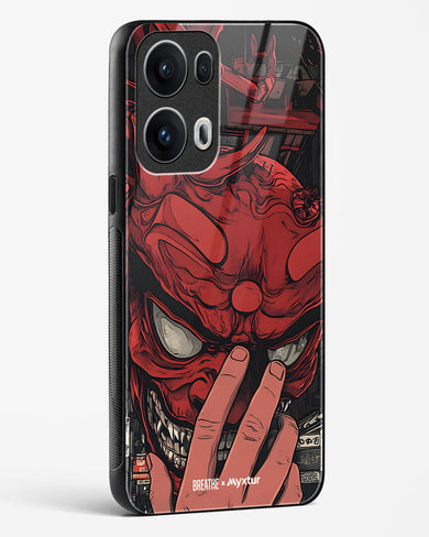 Oni Mask [BREATHE] Glass Case Phone Cover (Oppo)
