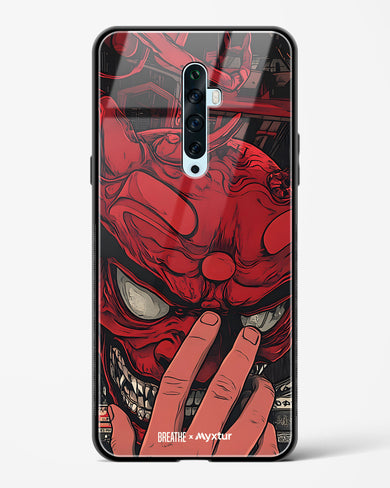 Oni Mask [BREATHE] Glass Case Phone Cover (Oppo)