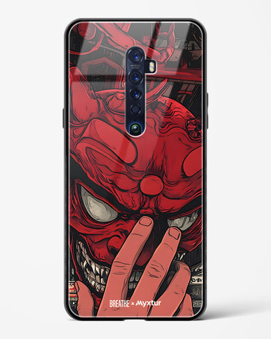 Oni Mask [BREATHE] Glass Case Phone Cover (Oppo)