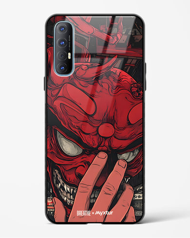 Oni Mask [BREATHE] Glass Case Phone Cover (Oppo)