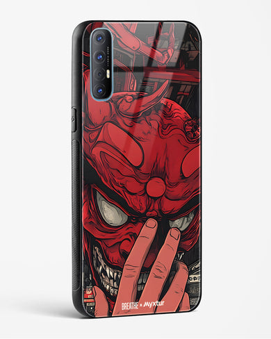 Oni Mask [BREATHE] Glass Case Phone Cover (Oppo)