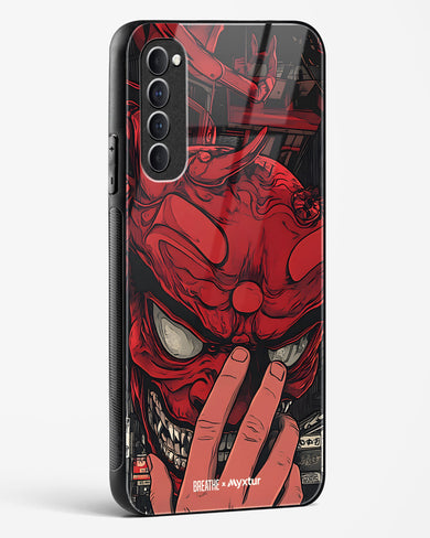 Oni Mask [BREATHE] Glass Case Phone Cover (Oppo)