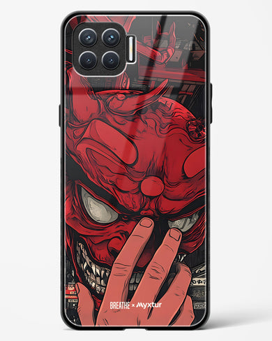 Oni Mask [BREATHE] Glass Case Phone Cover (Oppo)