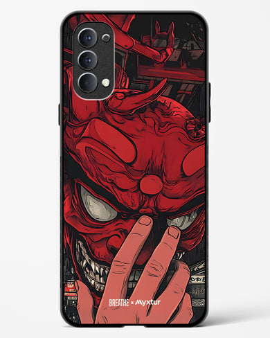 Oni Mask [BREATHE] Glass Case Phone Cover (Oppo)