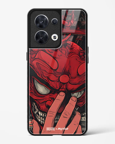 Oni Mask [BREATHE] Glass Case Phone Cover (Oppo)