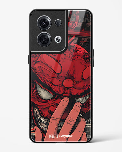 Oni Mask [BREATHE] Glass Case Phone Cover (Oppo)