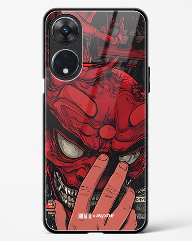 Oni Mask [BREATHE] Glass Case Phone Cover (Oppo)