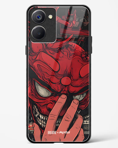 Oni Mask [BREATHE] Glass Case Phone Cover (Realme)