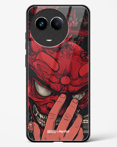 Oni Mask [BREATHE] Glass Case Phone Cover (Realme)