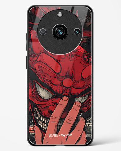 Oni Mask [BREATHE] Glass Case Phone Cover (Realme)