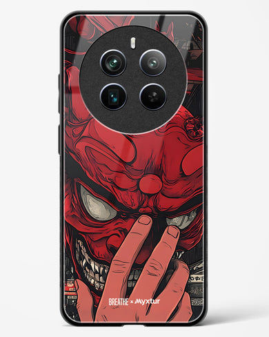 Oni Mask [BREATHE] Glass Case Phone Cover (Realme)